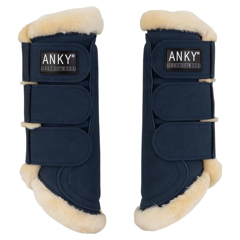 ANKY - Dressage Proficient Dark Navy Boots w/Fur
