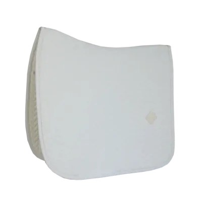 KENTUCKY HORSEWEAR - White Saddle Pad Fishbone Dressage