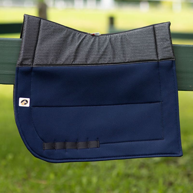 ECOGOLD - Navy Secure Dressage Saddle Pad
