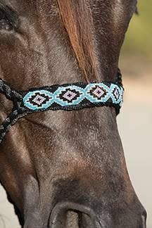 PROFESSIONAL&#39;S CHOICE - Beaded Cowboy Braided Rope Halter