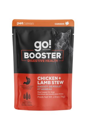 PETCUREAN - GO! Digestive Health Chicken + Lamb Stew Booster