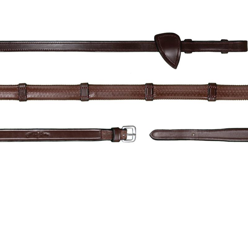 DY&#39;ON - 1/2 Rubber Reins with 7 Leather Loops