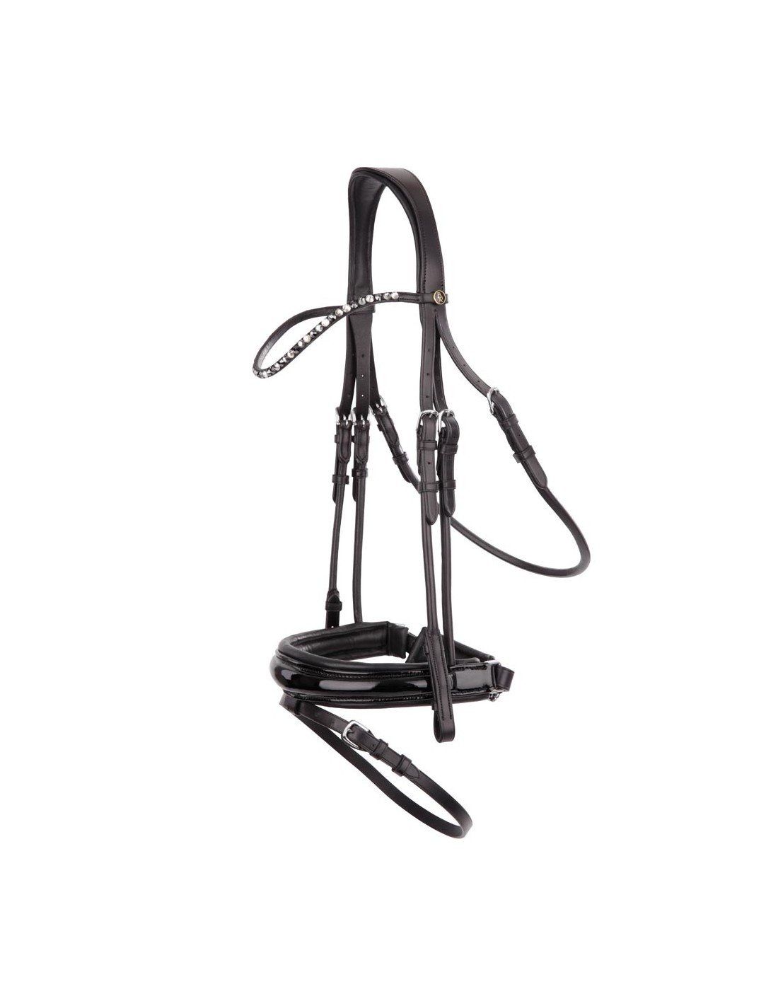 BR EQUESTRIAN - Dressage Leather Bridle Andover