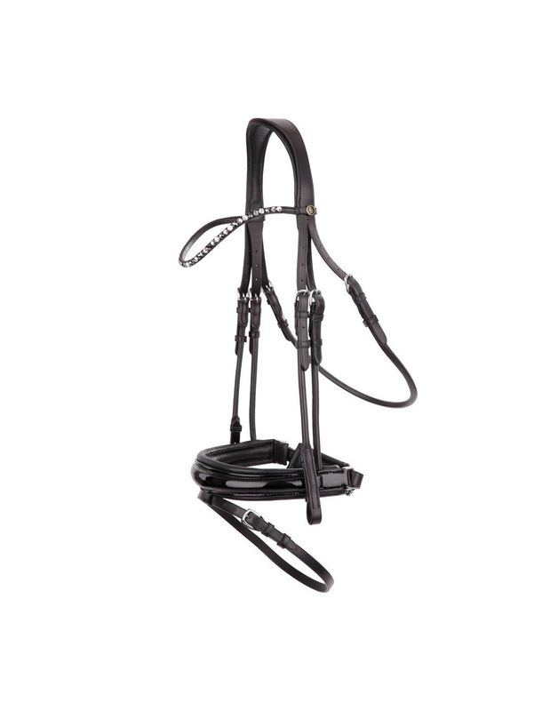 BR EQUESTRIAN - Dressage Leather Bridle Andover