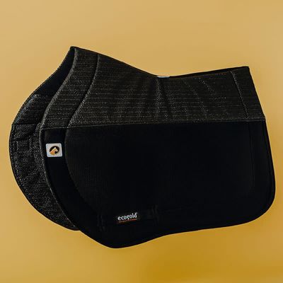 ECOGOLD - Black Secure Jumper Saddle Pad