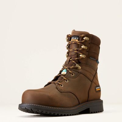 ARIAT - RigTEK 8&#39;&#39; CSA Waterproof Oily Brown Work Boot