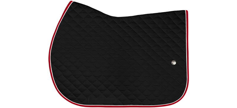 OGILVY EQUESTRIAN - Black - White - Red Jumper Profile Pad
