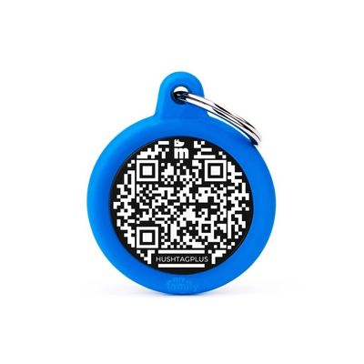 MYFAMILY - HushTag QR Code Circle ID Tag