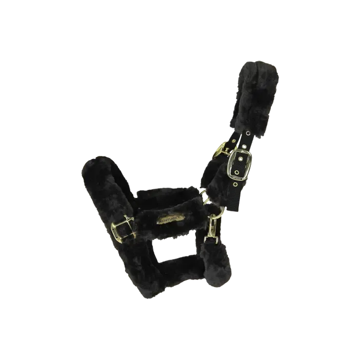 KENTUCKY HORSEWEAR - Sheepskin Shipping Black Halter