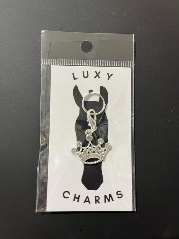 LUXY CHARMS - Large crown with fake diamonds