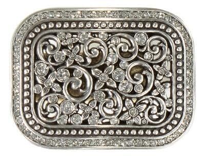 M&amp;F WESTERN - Floral Clear Rhinestones Western Buckle