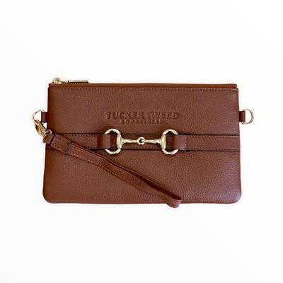 TUCKER TWEED EQUESTRIAN - The Wellington Wrislet - Saddle Brown