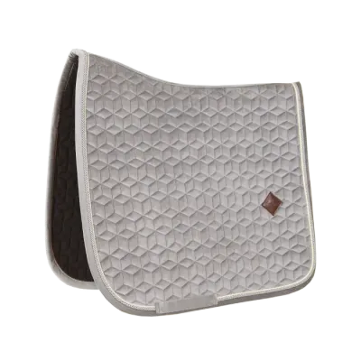 KENTUCKY HORSEWEAR - Saddle Pad Basic Beige Velvet Dressage