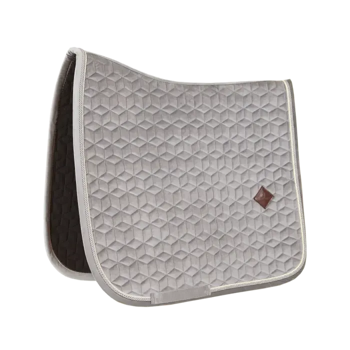 KENTUCKY HORSEWEAR - Saddle Pad Basic Beige Velvet Dressage