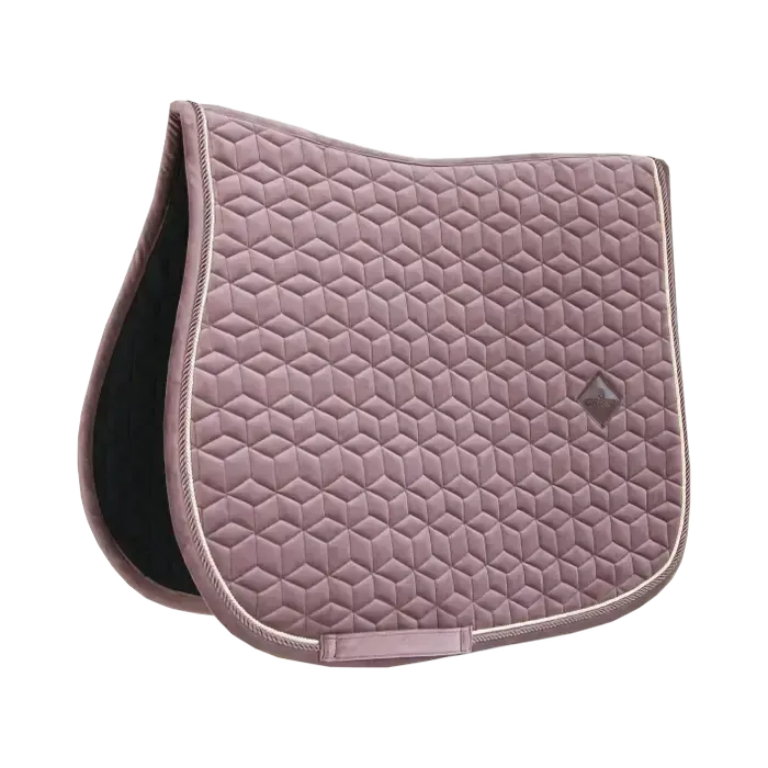 KENTUCKY HORSEWEAR - Saddle Pad  Light Purple Velvet Jumping