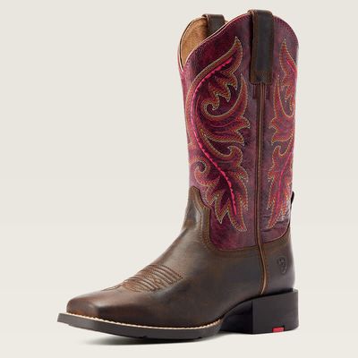ARIAT - Round Up Back Zip Western Boot