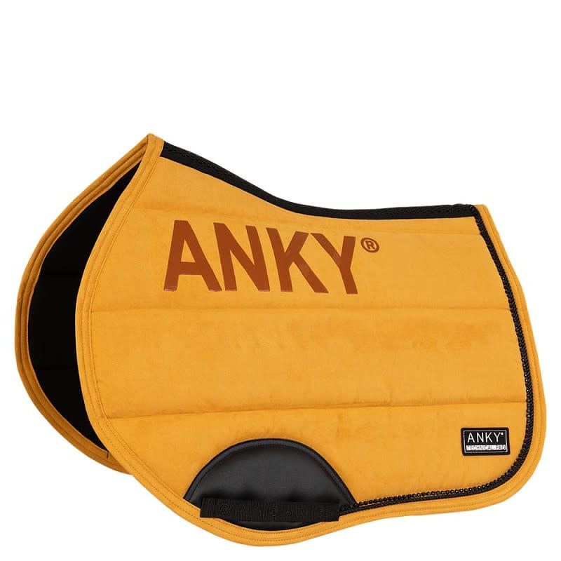 ANKY - Saddle Pad Spruce Yellow Jumping Suede XB24
