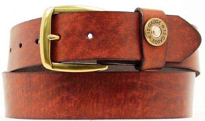 NOCONA - ShotGun Shell 12 Gauge Leather Belt