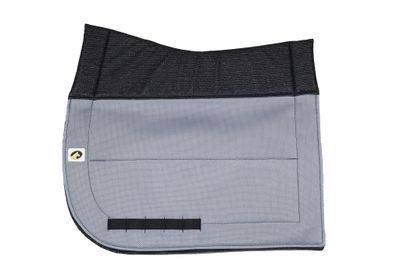 ECOGOLD - Grey Secure Dressage Saddle Pad