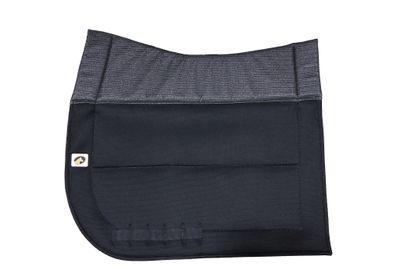 ECOGOLD - Black Secure Dressage Saddle Pad