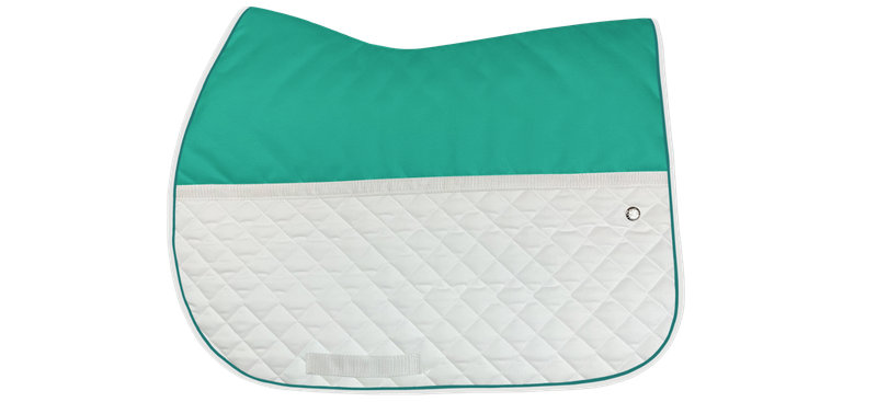 OGILVY EQUESTRIAN - Turquoise and White Jump FrictionFree Pad