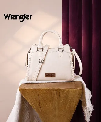 WRANGLER - Tan Braided Tote Bag