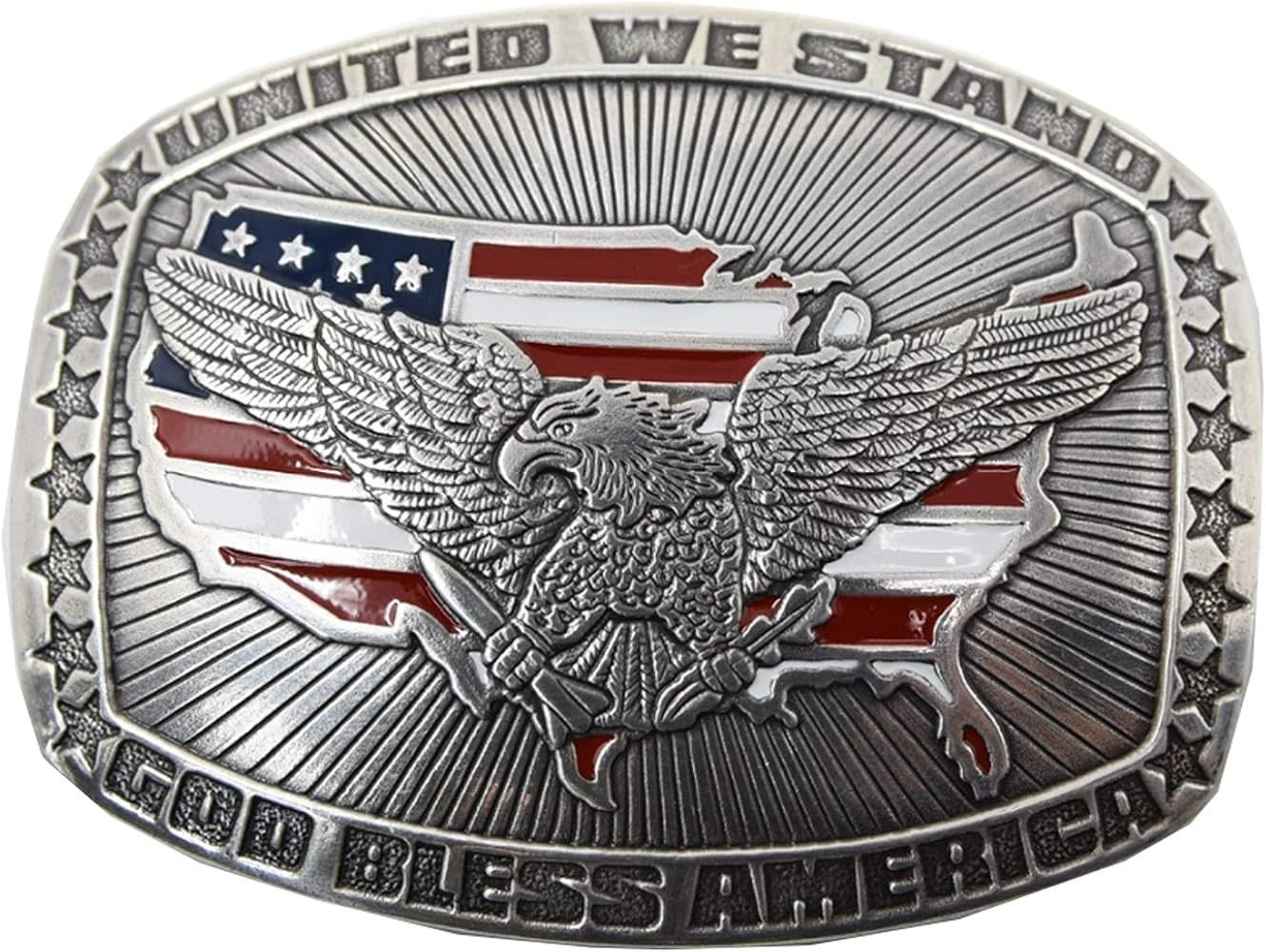 NOCONA - Crumrine USA American Flag Buckle