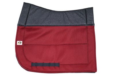 ECOGOLD - Burgundy Secure Dressage Saddle Pad