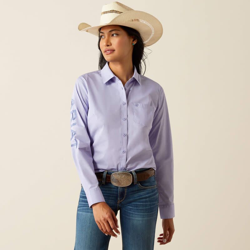 ARIAT - Team Kirby Stretch Sweet Lavender Shirt