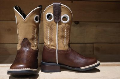 ROPER - Basic Leather Big Kids James Brown Western Boot