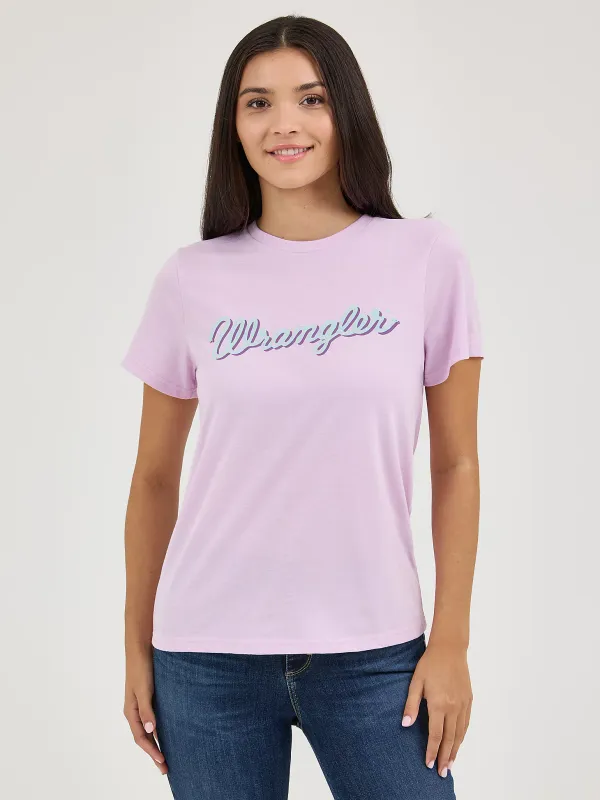 WRANGLER - Kabel Logo Vibrant Reg. Fit Tee
