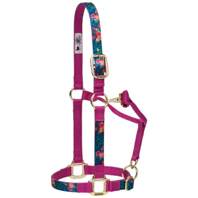 WEAVER - Original Adjustable Floral Watercolor Chin &amp; Throat Snap 1&#39;&#39;