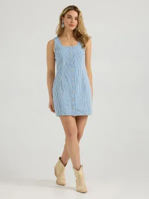 WRANGLER - Western Button-Down Denim Dress