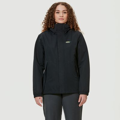 CHLOROPHYLLE - Temis Pure Black Rain Jacket
