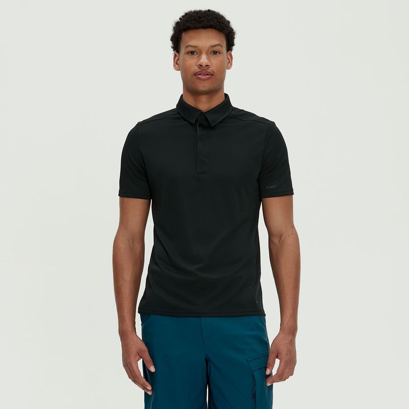 CHLOROPHYLLE - Pure Black LTP Sport Polo