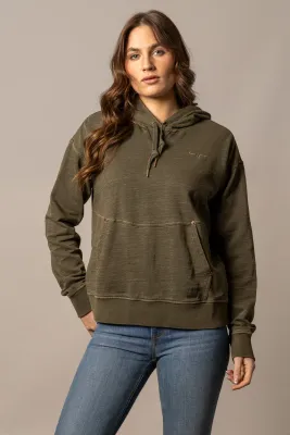 KIMES RANCH - Tess Green Pine Western Hoodie