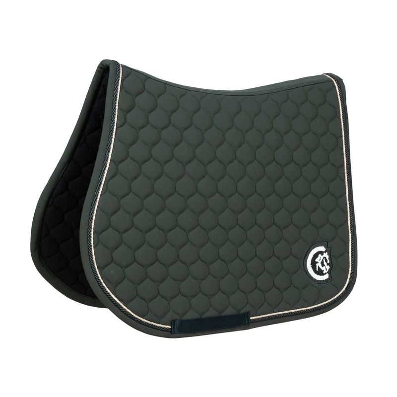 KENTUCKY HORSEWEAR - 3D Logo Onion Quilt Pine Green Saddle Pad