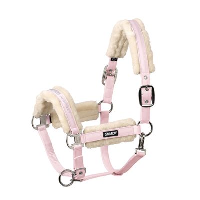 ESKADRON - Powderrose Double Pin Faux Fur Halter