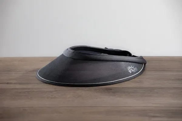 Soless - Black Visor with silver trim