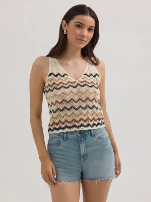 WRANGLER - Crochet Sweater Tank