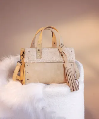 WRANGLER - Sherpa Khaki Tote Bag