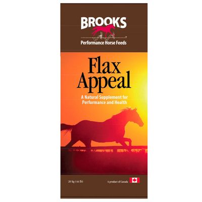 BROOKS EQUINE NUTRITION - Flax Appeal All-Natural Horse Supplement