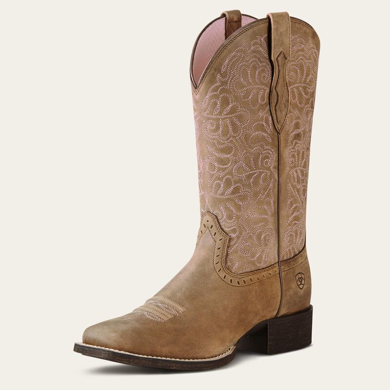 ARIAT - Round Up Remuda Brown Bomber Western Boot