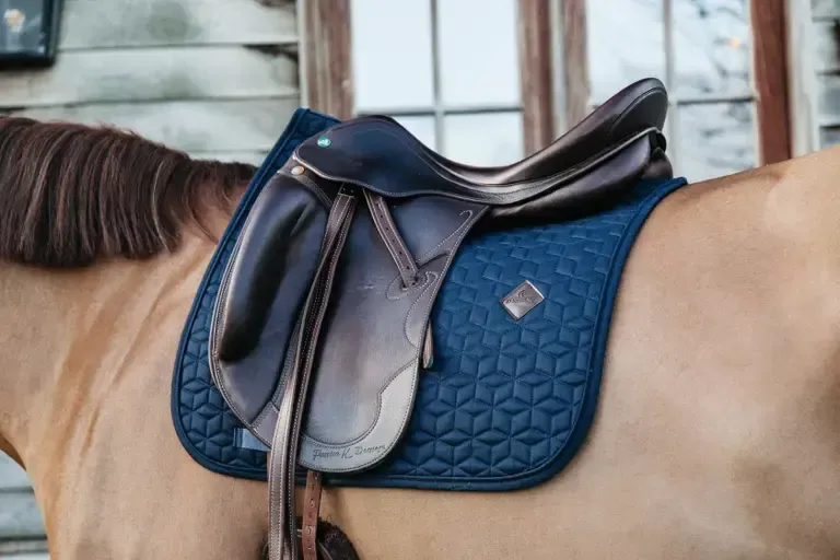 KENTUCKY HORSEWEAR - Navy Saddle Pad Classic Dressage