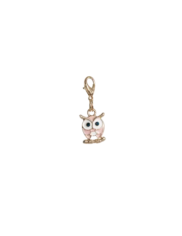 LUXY CHARMS - Cute Pink Owl