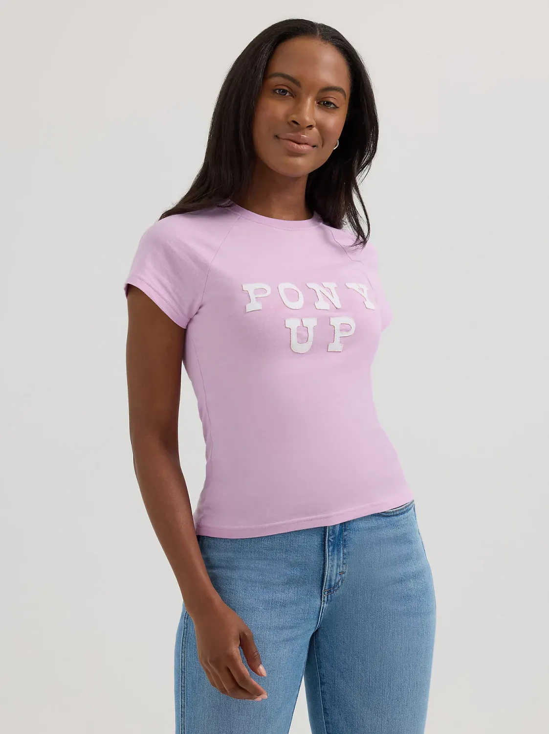 WRANGLER - Shrunken Western Pony Up T-Shirt, Size: XSmall