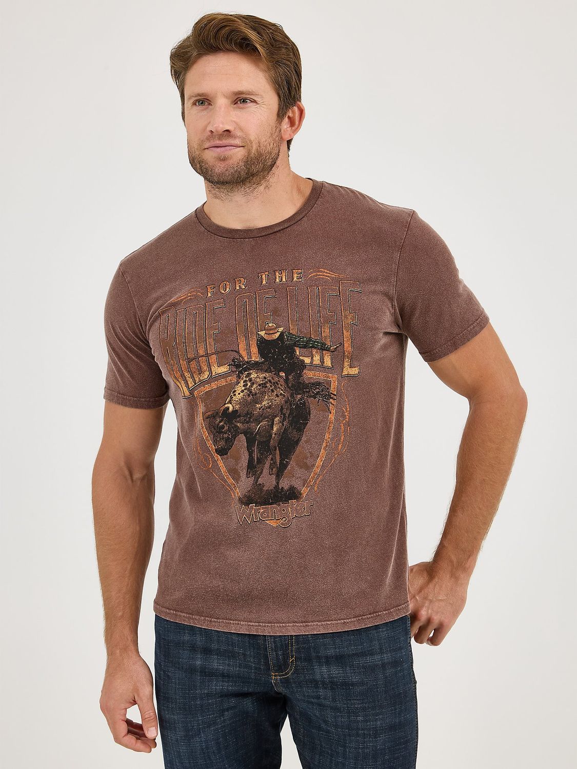 WRANGLER - For The Ride Of Life Graphic T-Shirt, Size: Medium