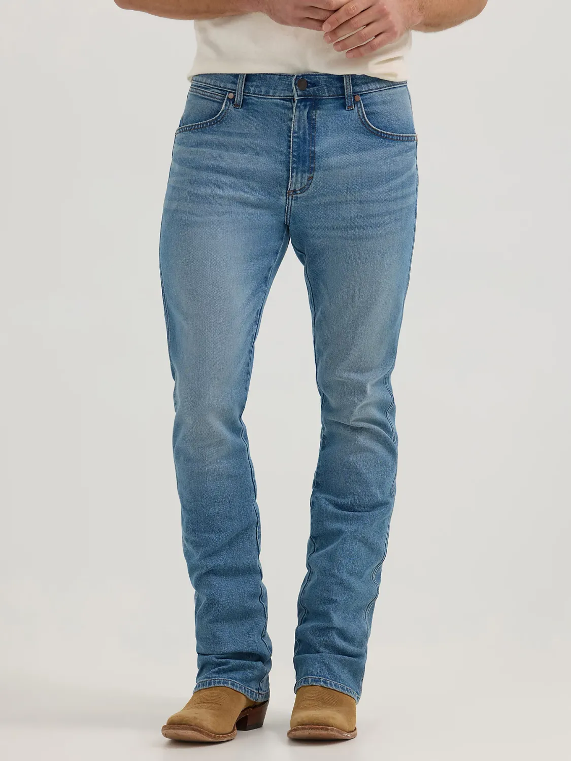 WRANGLER - Charles Retro Slim Fit Bootcut Jeans, Waist: 29, Length: 32