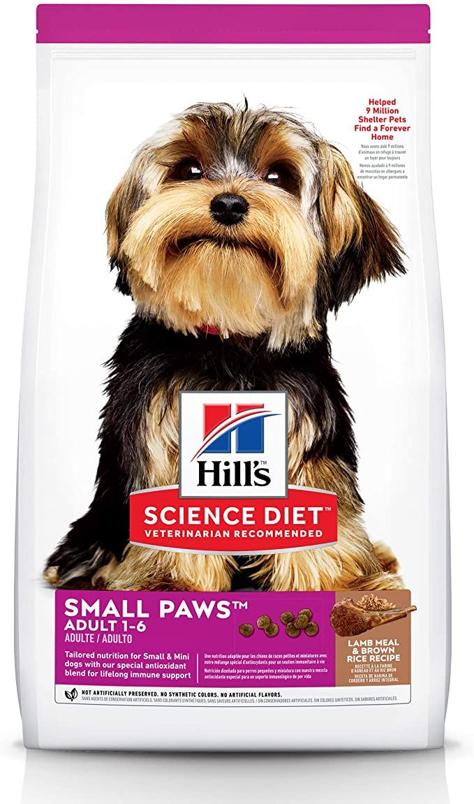 HILL&#39;S SCIENCE DIET - Adult dog Small Paws - Lamb, Format: 2.04kg