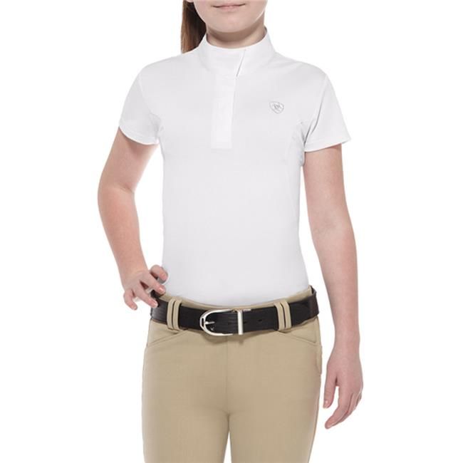 ARIAT - Aptos show shirt for kids, Color: Blanc, Size: Small